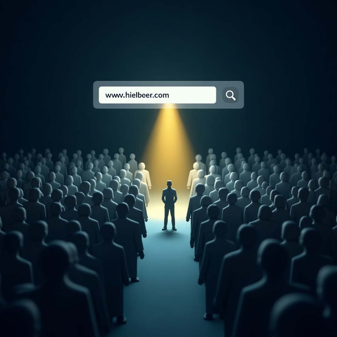 Digital marketer optimizing an e-commerce website with SEO tools, search rankings, and product listings highlighted to represent improved online visibility.