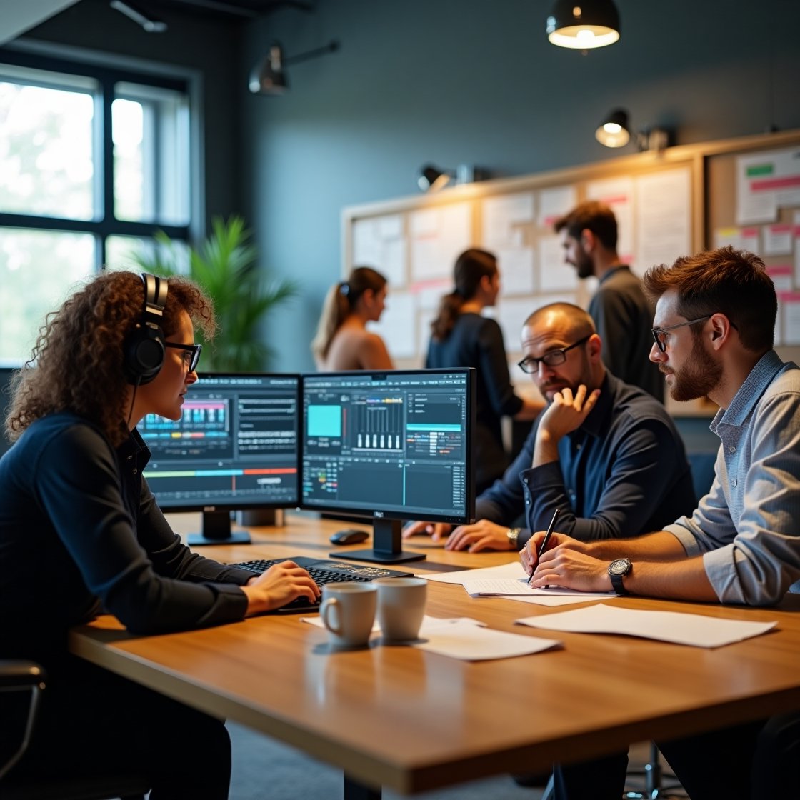 Flowchart showing where post production fits in the filmmaking journey, from shooting to editing, sound design, visual effects, and final delivery.