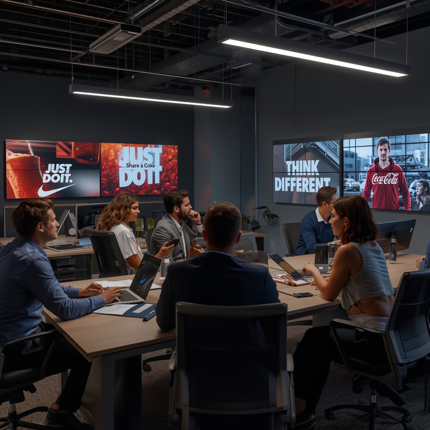 Infographic highlighting real-world marketing examples of the 3-3-3 rule, showing how brands use three goals, three strategies, and three metrics to create focused and effective campaigns.