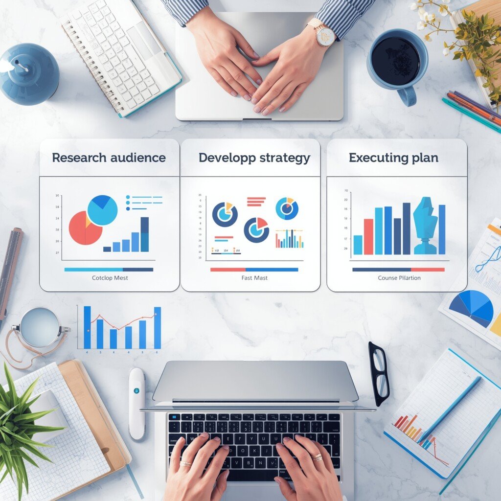Infographic explaining the 3-3-3 rule for anxiety: identify 3 things you see, 3 things you hear, and move 3 parts of your body. Designed to help calm and ground yourself in the present moment.